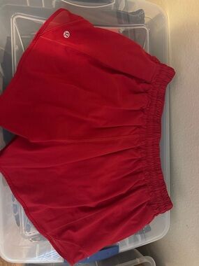 lululemon athletica Red Women's Running Shorts